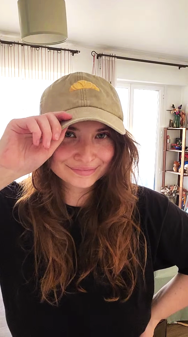 Croissant - Denim Vintage Casquette