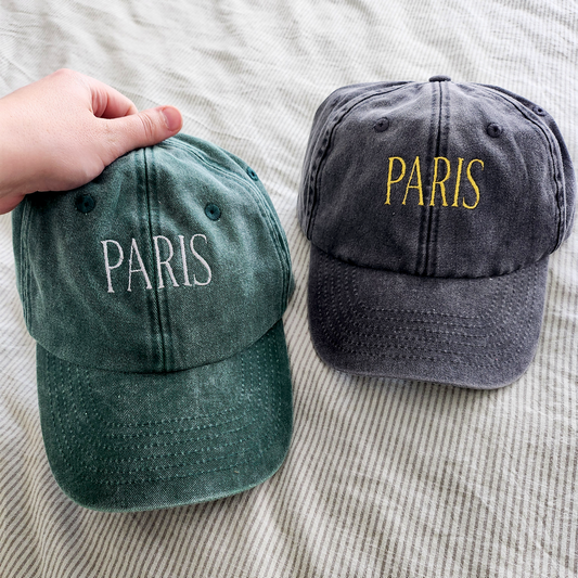 Paris - Denim Vintage Casquette