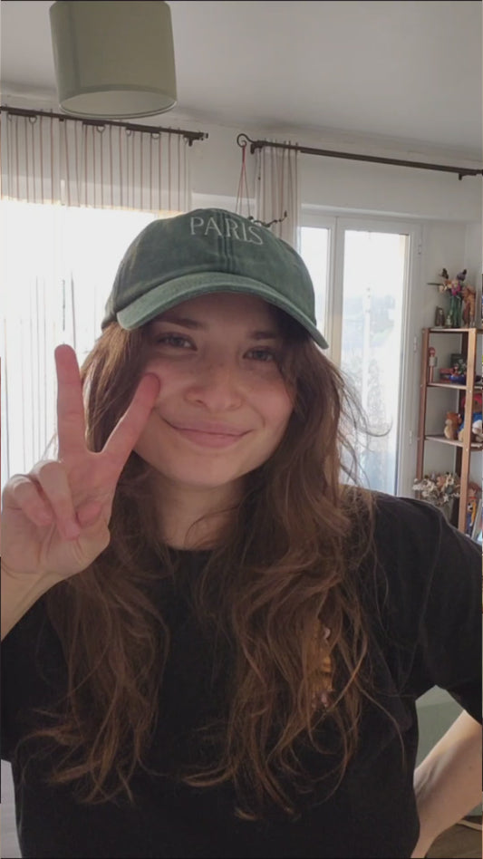 Croissant - Denim Vintage Casquette